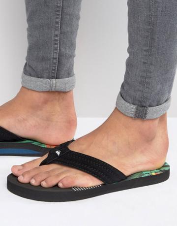 Quiksilver Basis Flip Flops - Black