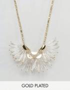 Ted Baker Flare Burst Necklace - Clear