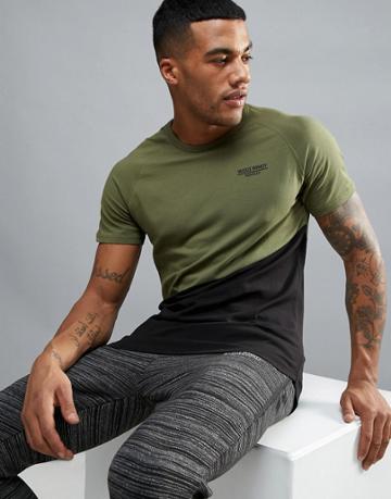 Muscle Monkey Muscle T-shirt In Khaki - Green