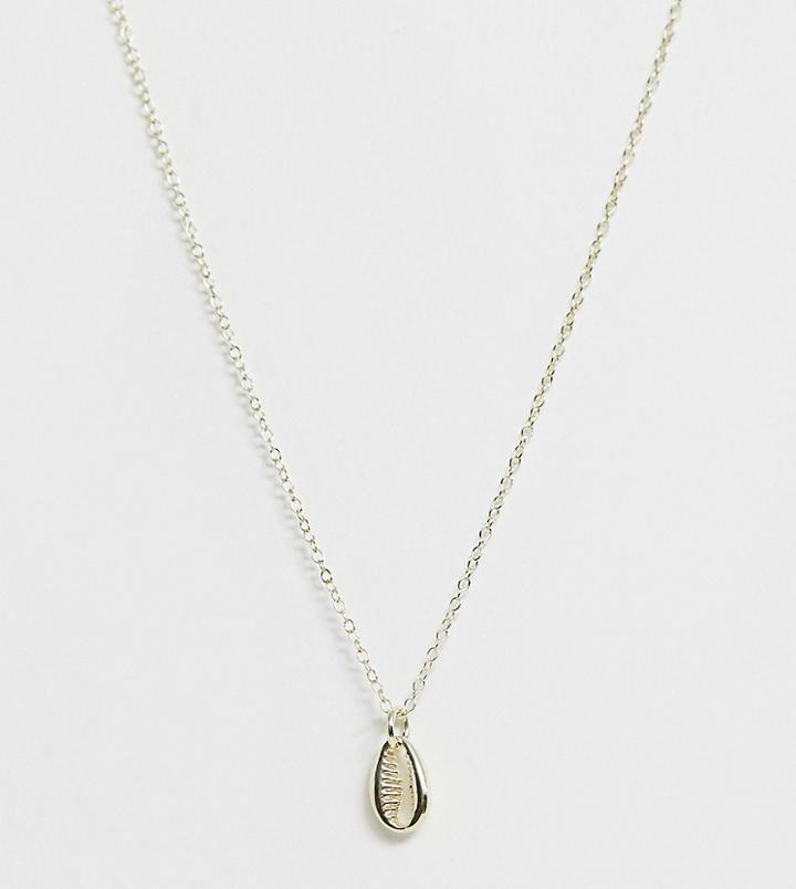 Kingsley Ryan Sterling Silver Gold Plated Conch Shell Necklace - Gold