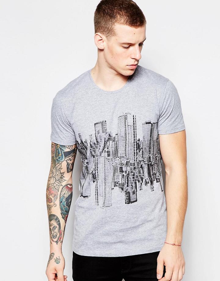 Minimum City Scape T-shirt - Gray