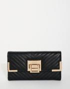 Dune Quilted Purse - All Black Pu