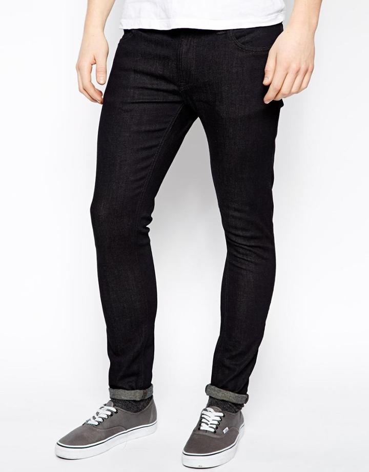 Nudie Jeans Skinny Sam Organic Dry Steel