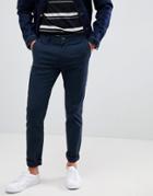 Burton Menswear Skinny Fit Chinos In Navy - Navy