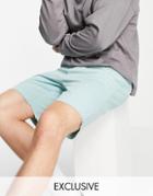 Collusion 90s Vintage Shorts In Washed Blue-blues