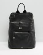 Aldo Backpack With Zip Detail - Black