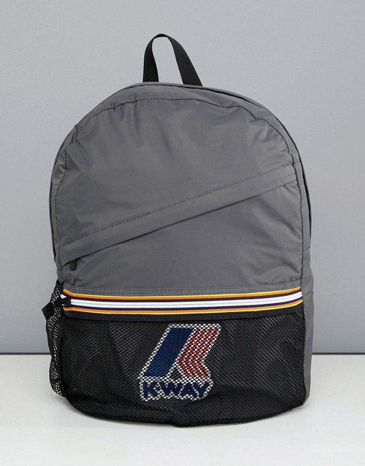 K-way Le Vrai 3.0 Francois Bag In Gray - Gray