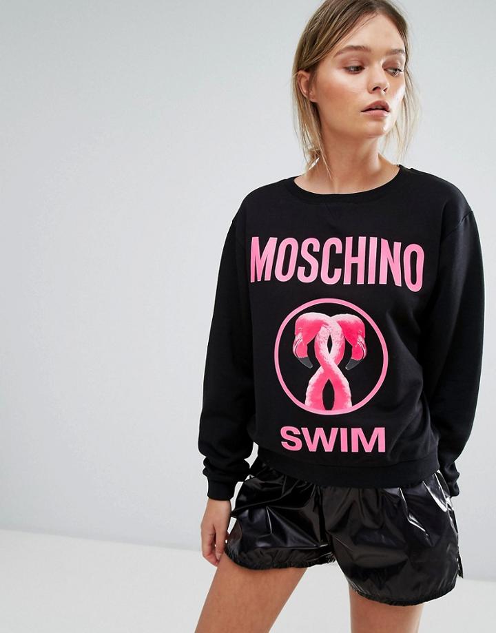 Moschino Logo Sweatshirt - Black