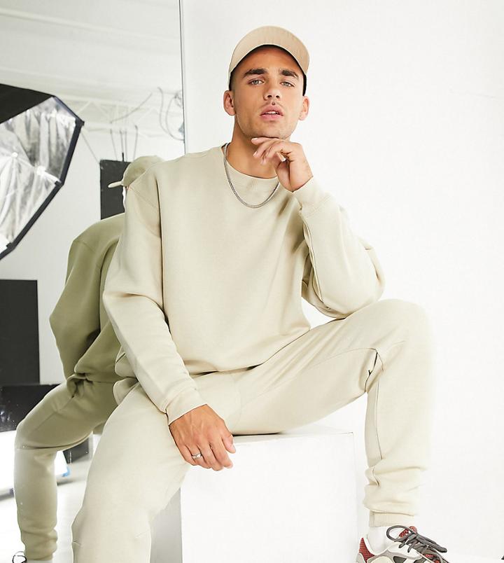 Hiit Sweatshirt In Stone-neutral