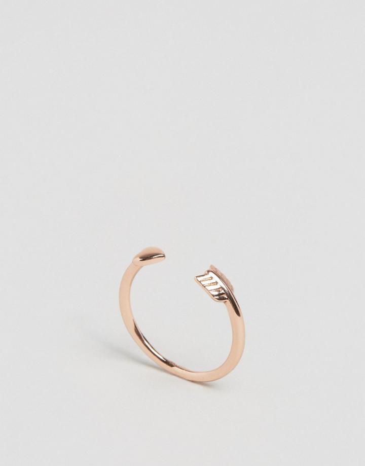 Ted Baker Cupids Arrow Ring - Gold