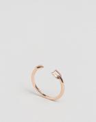 Ted Baker Cupids Arrow Ring - Gold