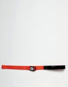Aape By A Bathing Ape Clip Belt With Block Print In Orange - Orange