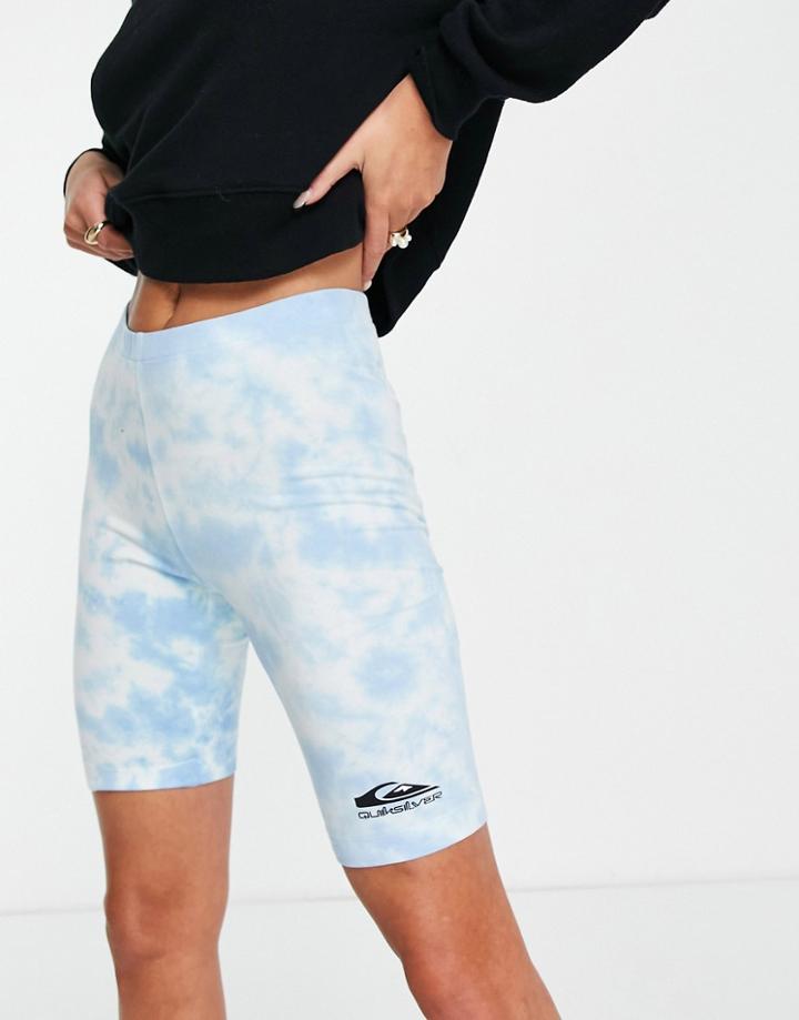 Quiksilver Wavepro Legging Shorts In Pastel Blue