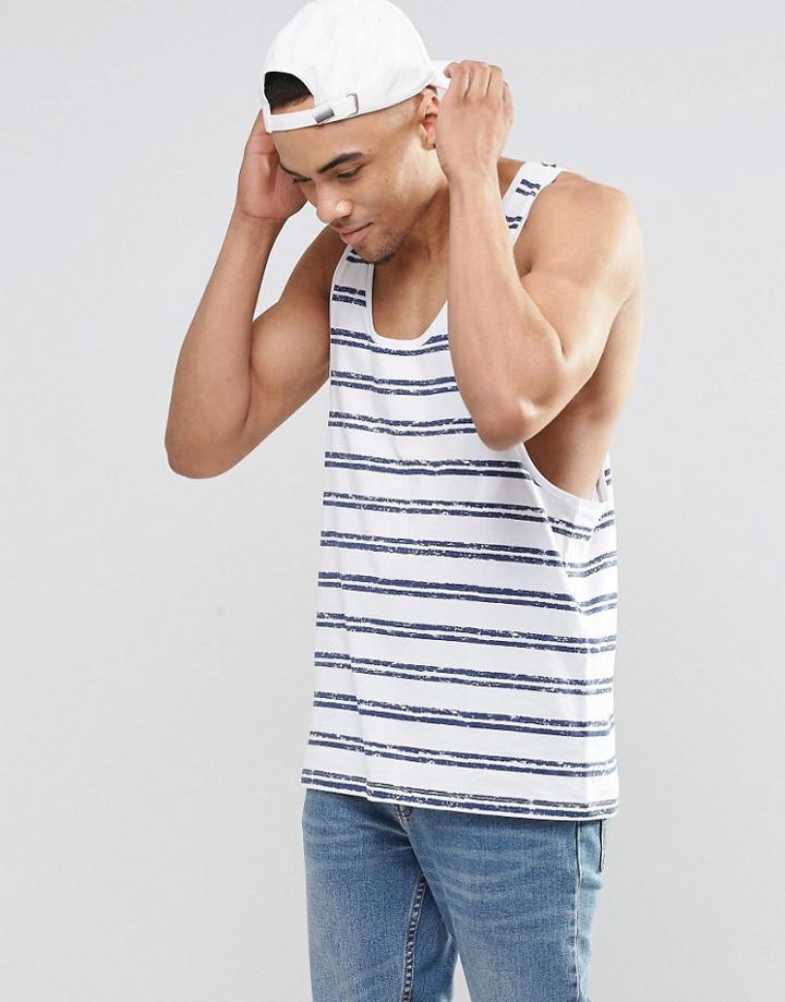 Asos Striped Tank With Relaxed Fit