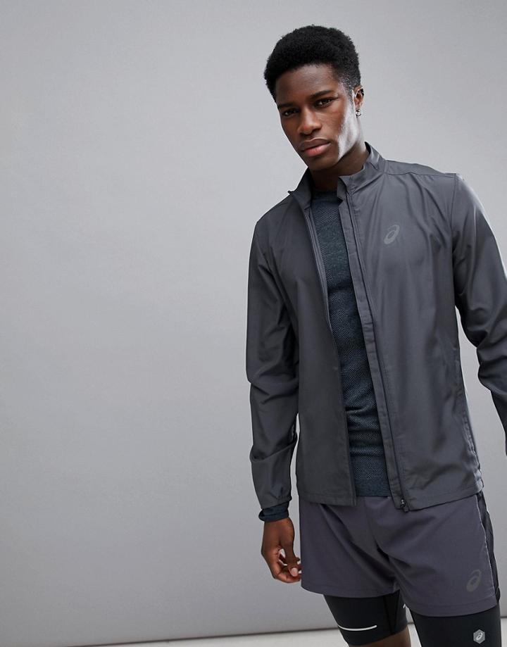 Asics Running Jacket In Gray 134091-0779 - Gray