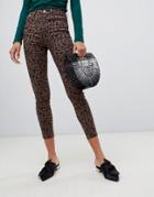 Stradivarius Skinny Jegging Leopard - Multi