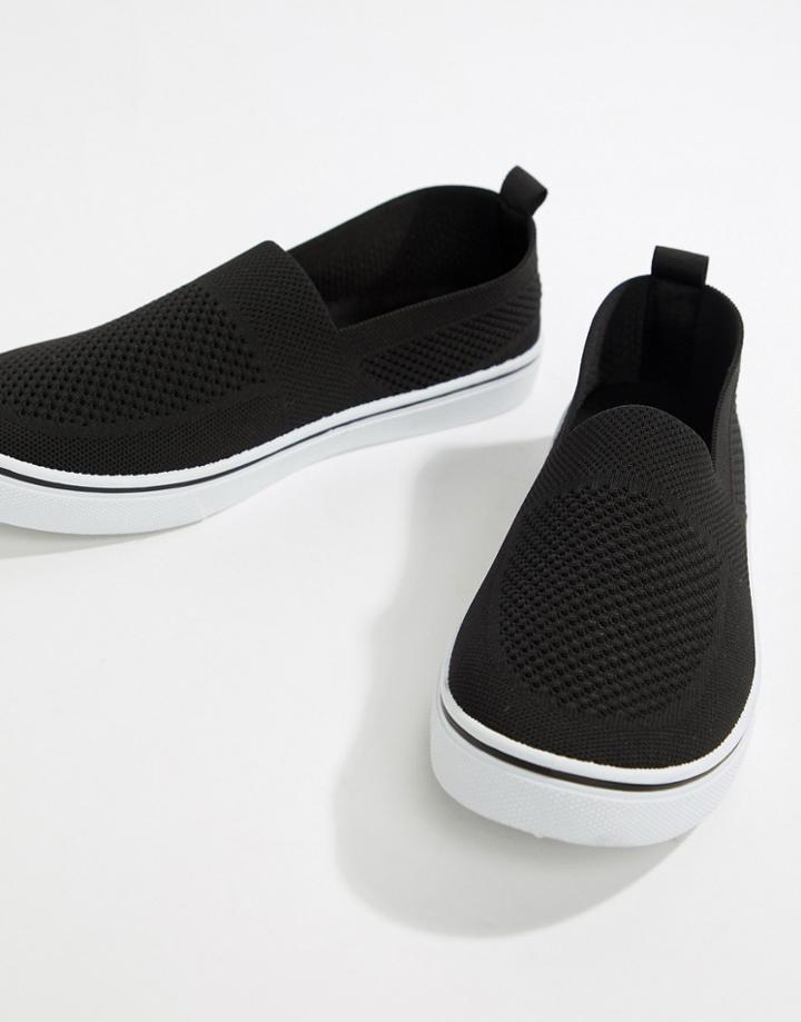 Dunlop Plimsolls In Black - Black