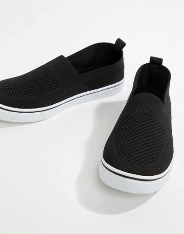 Dunlop Plimsolls In Black - Black