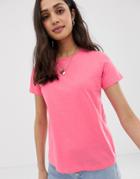 Asos Design Ultimate T-shirt With Crew Neck In Pink - Pink