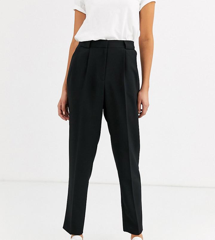 Asos Design Tall Tailored Smart Tapered Pants-black