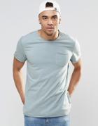 New Look T-shirt In Washed Blue - Blue