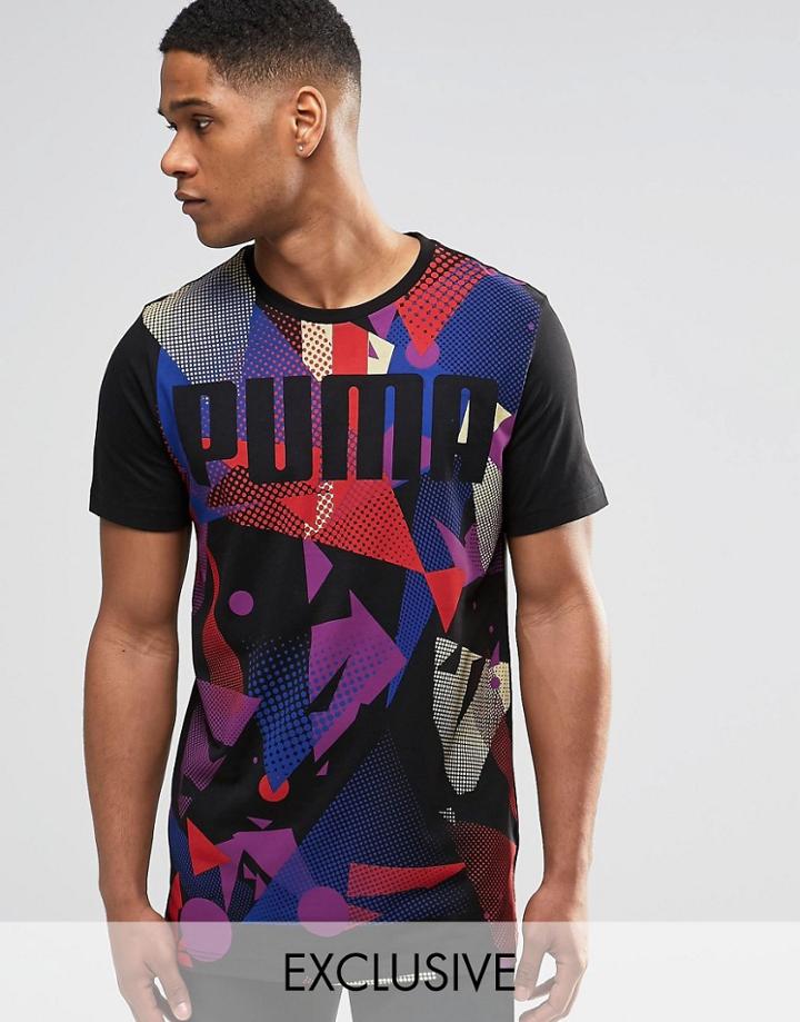Puma Vintage Graphic T-shirt Exclusive To Asos - Black