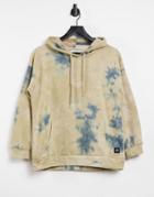Sixth June Oversized Hoodie In Washed Tie-dye Set-neutral