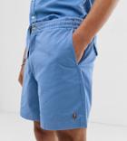 Polo Ralph Lauren Exclusive To Asos Multi Player Logo Prepster Shorts In Light Blue