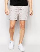 Brave Soul Drawstring Basic Shorts - Gray