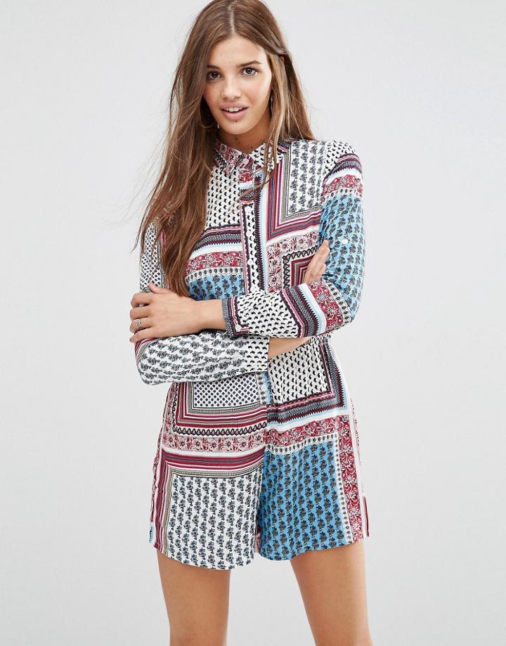 Influence Oversized Romper - Multi
