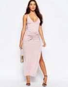 Asos Strappy Knot Maxi Dress