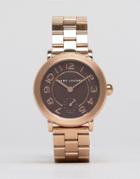 Marc Jacobs Rose Gold Riley Watch Mj3489 - Gold