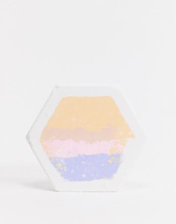 Miss Patisserie Northern Lights Pink Sugar & Vanilla Bath Fizz Float Ball-no Color