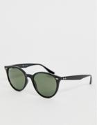 Ray-ban 0rb4305 Round Sunglasses With Polarized Lens-black