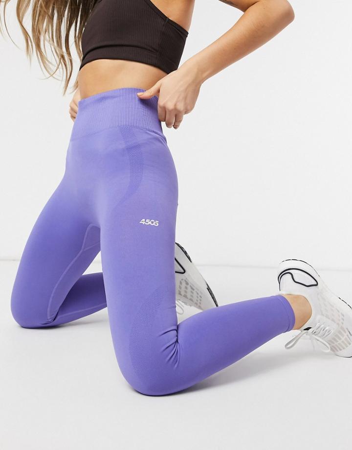 Asos 4505 Seamless Legging With Sculpting Contour-purple