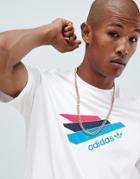 Adidas Originals Palmerston T-shirt In White Dj3452 - White