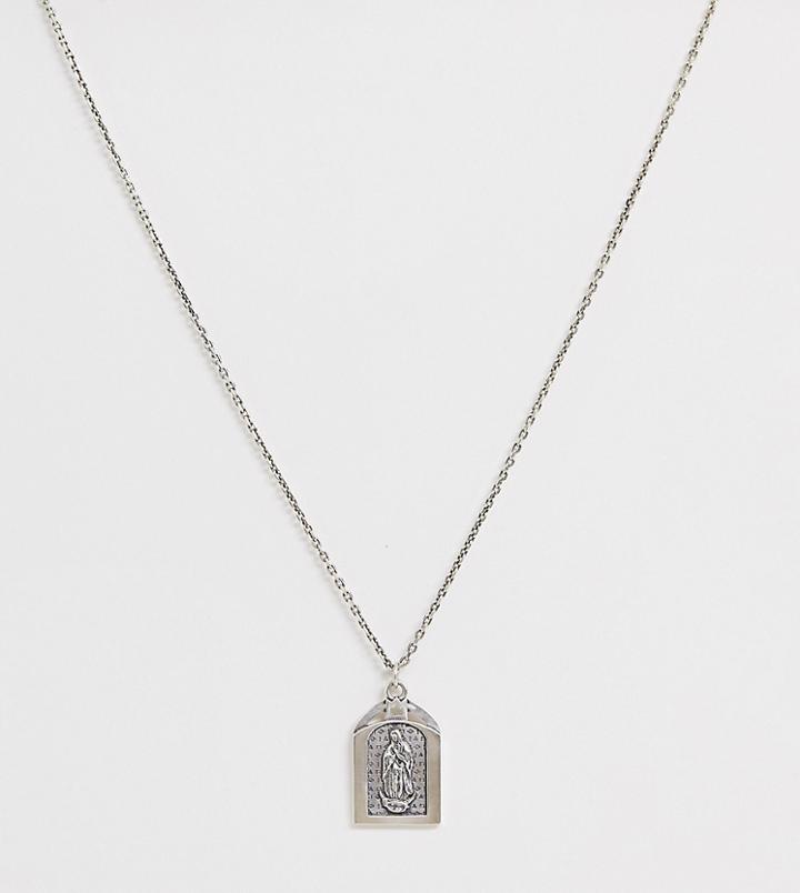 Serge Denimes Church Of Serge Necklace In Solid Silver - Silver