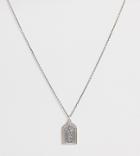 Serge Denimes Church Of Serge Necklace In Solid Silver - Silver