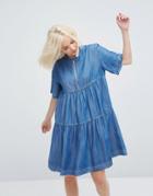 Paul & Joe Sister Denim Smock Dress - Blue
