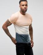 Soul Star Dip Dye T-shirt - Orange