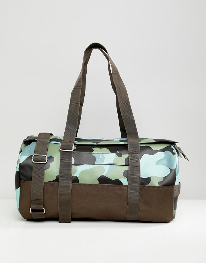 Rains Camo Duffel Bag - Green