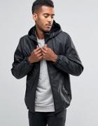 D-struct Water-resistant Runner Jacket With Hood - Black