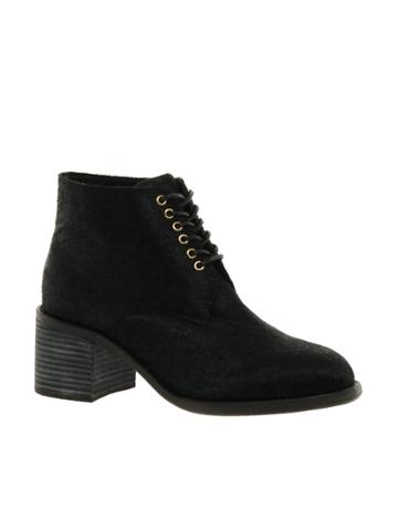 F-troupe Chunky Lace Up Ankle Boots