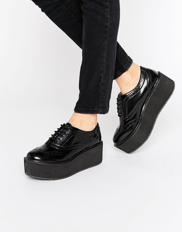 Sixtyseven Flatform Brogues - Gray