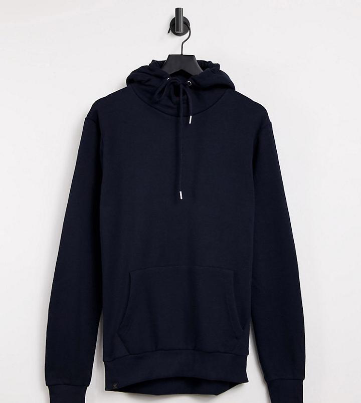 Le Breve Tall Two-piece Overhead Hoodie In Navy