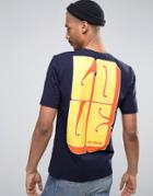 Love Moschino 70's Back Print T-shirt - Navy