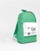Mi-pac X Tatty Devine Mini Green Gin Backpack - Green