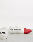 Calvin Klein Jeans Isador Contrast Sneakers-white