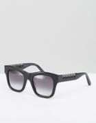 Stella Mccartney Sunglasses With Falabella Chain Detail - Black
