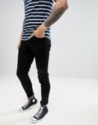 Farah Howells Super Slim Fit Jeans In Black - Black